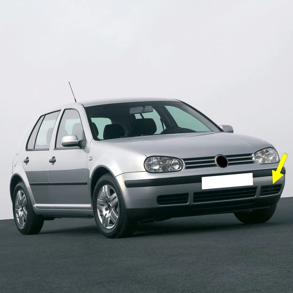 VW Golf 4 1998-2004 Ön Tampon Sol Sis Kapağı Izgarası 1J0853665B ürün görseli 1
