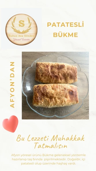 PATATESLİ BÜKME BÖREK 5 ADET - Resim 3