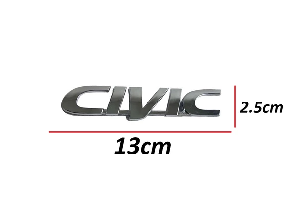 YAZI CIVIC 96-00 ARKA (CIVIC YAZISI) ürün görseli 1