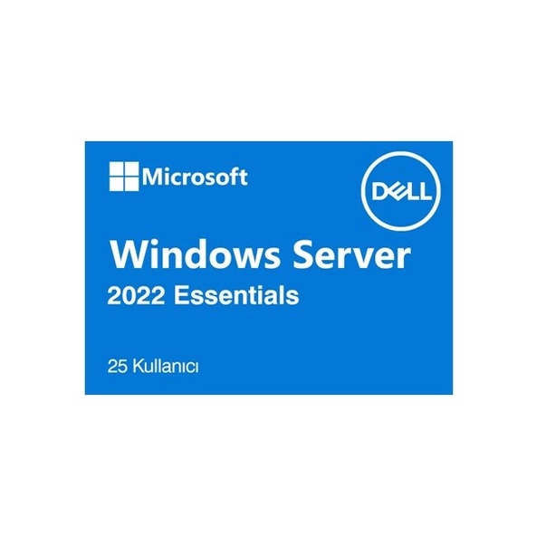 Mıcrosoft Wındows 2022 Server Essentıals Rok Dell Server Yazılımı W2k22esn-Rok ürün görseli 1