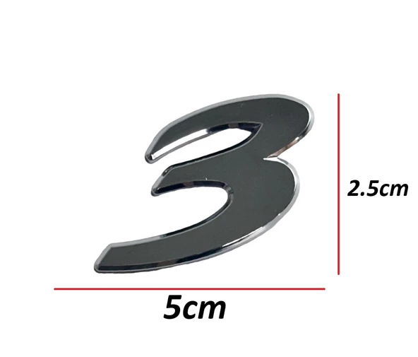 YAZI MAZDA 3 09-13 ARKA (3 RAKAMI) ürün görseli 1