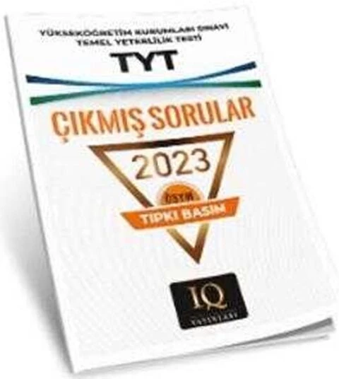 IQ Yayınları YKS TYT 2023 Çıkmış Sorular Tıpkı Basım IQ Yayınları ürün görseli 1