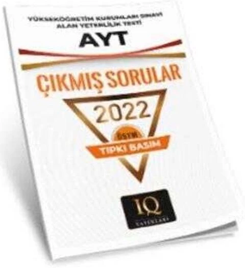 IQ Yayınları 2022 AYT ÖSYM Çıkmış Sorular ürün görseli 1