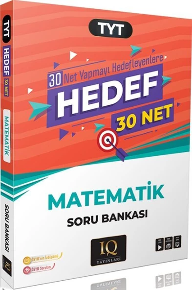 IQ Yayınları YKS TYT Matematik Hedef 30 Net Soru Bankası IQ Yayınları ürün görseli 1