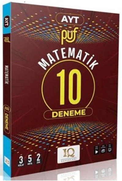 IQ Yayınları AYT Matematik Püf 10 Branş Denemesi ürün görseli 1