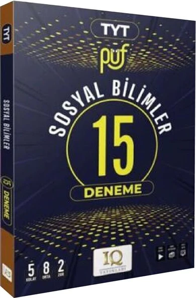 IQ Yayınları TYT Sosyal Bilimler Püf 15 Deneme ürün görseli 1