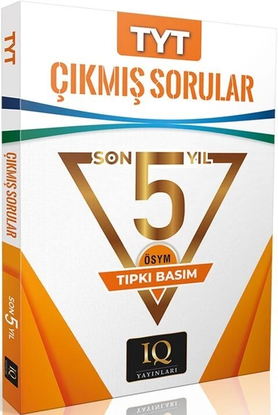 IQ Yayınları TYT Çıkmış Sorular Son 5 Yıl ÖSYM Tıpkı Basım ürün görseli 1