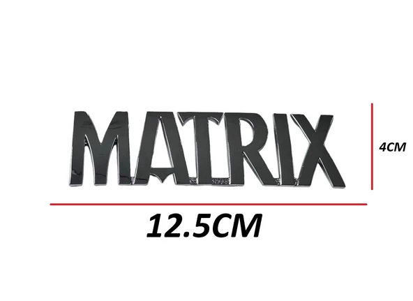 YAZI MATRİX 01-06 ARKA (MATRİX YAZISI) ürün görseli 1
