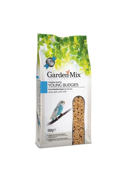 Gardenmix Platin Yavru Muhabbet Kuş Yemi 500g ürün görseli 1