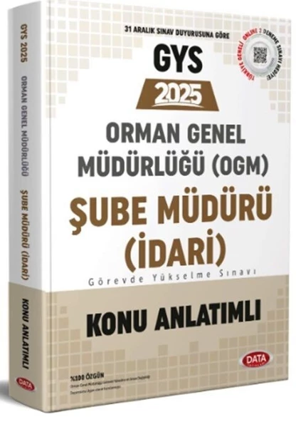 2025 GYS Orman Genel Müdürlüğü Şube Müdürü Konu Anlatımlı ürün görseli 1