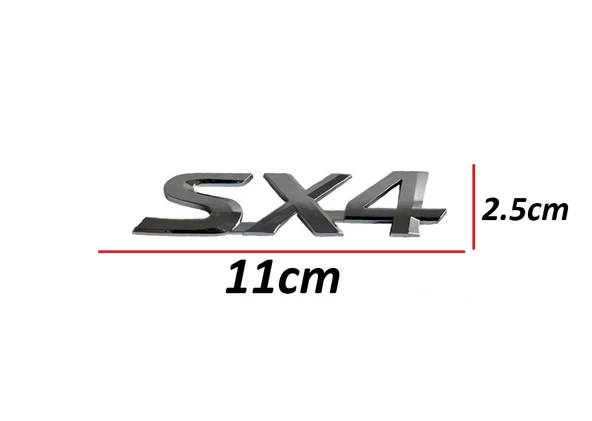 YAZI SX4 07-13 ARKA (SX4 YAZISI) ürün görseli 1