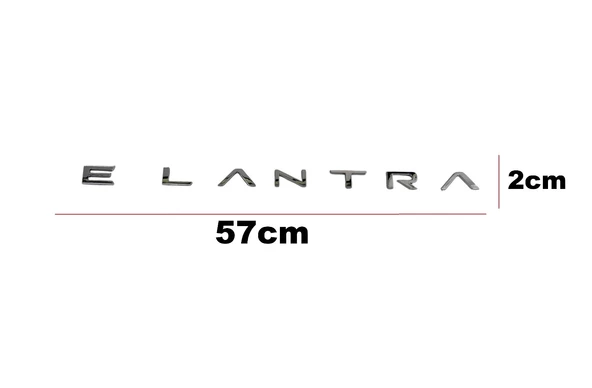 YAZI ELANTRA 21-23 ARKA (ELANTRA YAZISI) ürün görseli 1