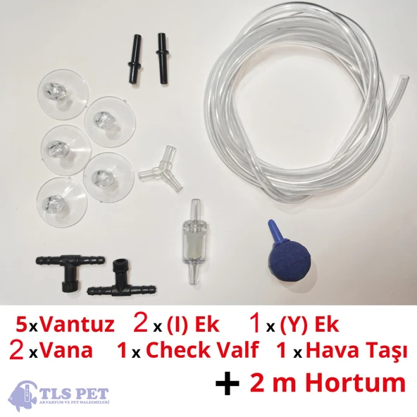 Akvaryum Hava Motoru Seti -2 ürün görseli 1