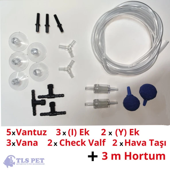 Akvaryum Hava Motoru Seti -1 ürün görseli 1