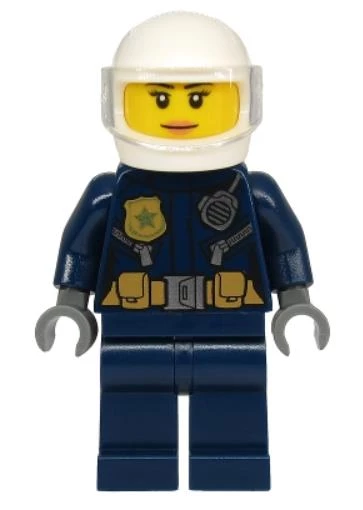 Lego Minifigür Police City Motorcyclist Female cty1134 ürün görseli 1