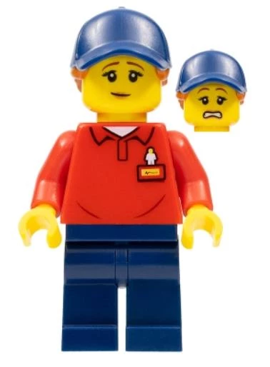 Lego Minifigür Legoland Park Worker Female llp011 ürün görseli 1