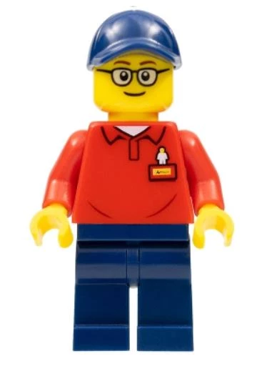 Lego Minifigür Legoland Park Worker Male llp016 ürün görseli 1