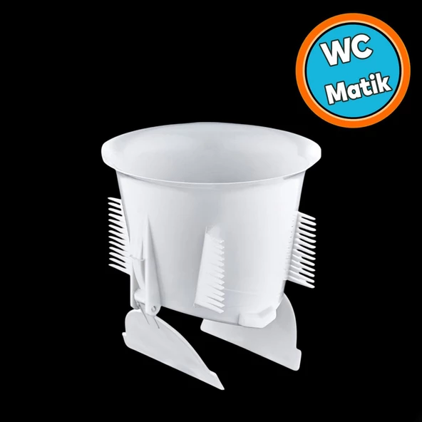 Gider Kapak WC Matik Koku ve Haşere Önleyici Alaturka Tuvalet Kapağı Plastik Beyaz Renk ürün görseli 1