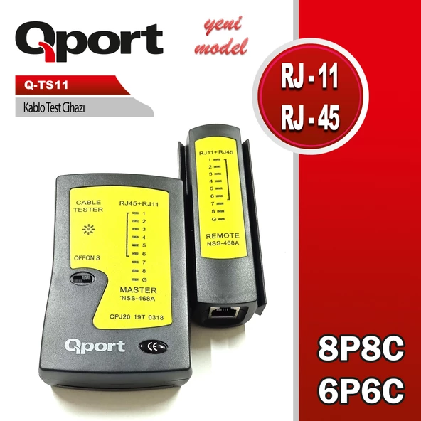 QPORT Q-TS11 KABLO TEST CIHAZI ürün görseli 1