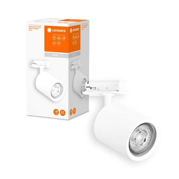 Ledvance Led 2700K IP20 GU10 Duy Sarı Işık Alüminyum Beyaz Kasa İç Mekan Raylı Spot ürün görseli 1