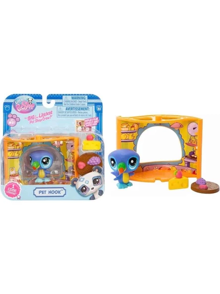 Sunman Littlest Pet Shop Minişler Figür Set Pet Nook G7#31 Papağan 00592 ürün görseli 1