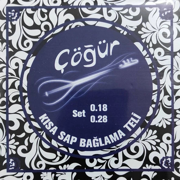 ÇÖĞÜR Kısa Sap Bağlama Teli (0.18) ürün görseli 1