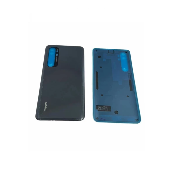 Gmr Mi 10 Lite Uyumlu Arka Pil Kapağı Siyah ürün görseli 1