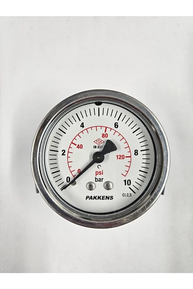 ÇAP 63 PANO TİP 10 BAR KURU MANOMETRE - PAKKENS ürün görseli 1