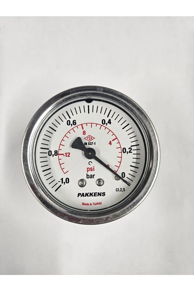 ÇAP 63 PANO TİP -1/0 BAR KURU VAKUMMETRE - PAKKENS ürün görseli 1