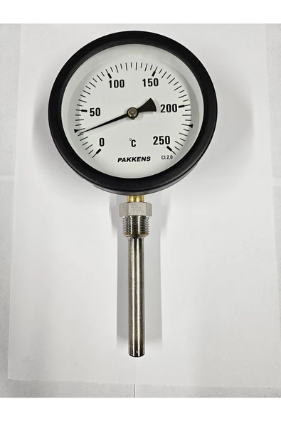 ÇAP 100 ALTTAN 0/+250 DERECE 10 CM TERMOMETRE - PAKKENS ürün görseli 1