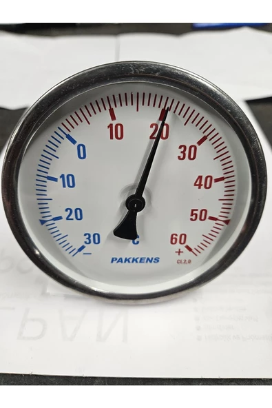 ÇAP 100 ARKADAN 30/+60 DERECE 10 CM TERMOMETRE - PAKKENS ürün görseli 1