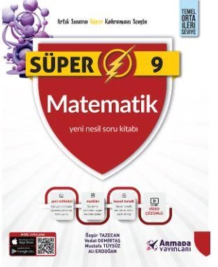 ARMADA SÜPER 9.SINIF MATEMATİK YENİ NESİL SORU KİTABI ürün görseli 1