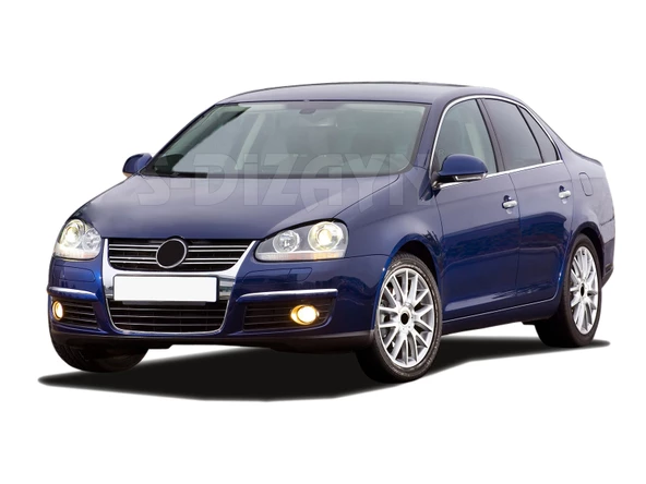 S-Dizayn VW Jetta Krom Kapı Kolu 4 Kapı 2006-2011 - Resim 4