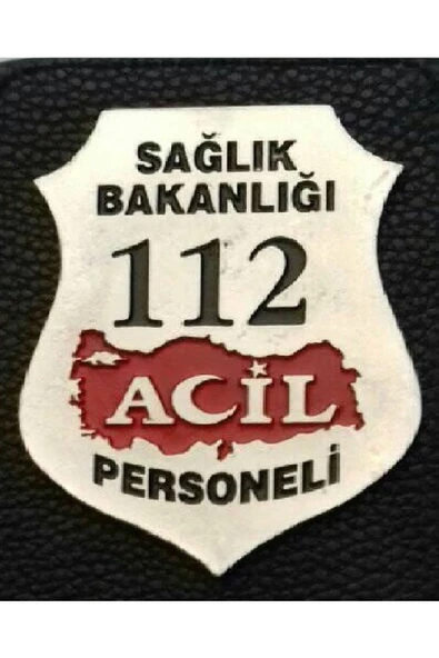 YENI MODEL,112 ACIL,SAGLIK BAKANLIĞI,CÜZDAN ROZETİ SATINAL.SADECE KURUM ADRESINE GÖNDERİLİR. ürün görseli 1