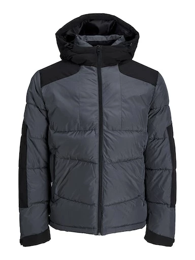 Jack Jones Erkek  Şişme Puffer Gri Mont  12239001G ürün görseli 1