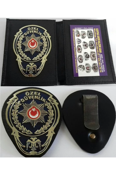 Özel Güvenlik Cüzdanı+kemer Rozetı Sıparıs Ver ürün görseli 1