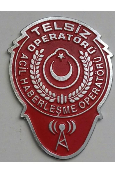 EVET YENI MODEL,TELSİZ OPERATÖRÜ CÜZDAN ROZETİ AL.SIVILE SATILMAZ. ürün görseli 1