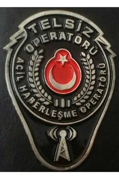 YENI TASARIM.TELSIZ OPERARÖRÜ CÜZDAN ROZETİ AL.SIVILE SATILMAZ. ürün görseli 1