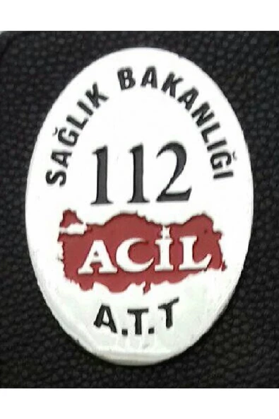 ATT 112 ACIL .SAĞLIK BAKANLIĞI CÜZDAN ROZETİ SATINAL.SADECE KURUM ADRESINE GÖNDERİLİR. ürün görseli 1