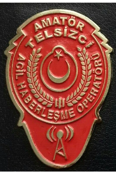 ÖZEL TASARIM.AMATÖR TELSİZCİ CÜZDAN ROZETİ AL.SIVILE SATILMAZ. ürün görseli 1