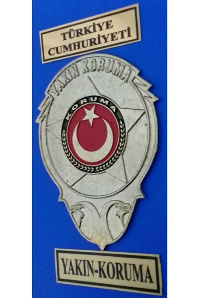 ROZET SARI RENK.YAKIN KORUMA CÜZDAN ROZETI AL.SIVILE SATILMAZ. ürün görseli 1