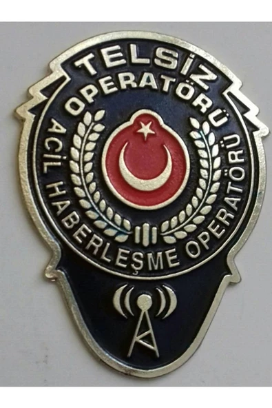 EKLE SEPETE HARIKA.TELSIZ OPERATÖRÜ CÜZDAN ROZETİ AL.SIVILE SATILMAZ. ürün görseli 1
