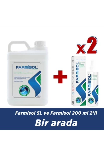 Farmisol Antiseptik 5L + 200 ml 2'li ürün görseli 1
