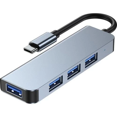 PDAteknoloji  Type-C 4 In 1 USB 3.0 Hub Alüminyum Gövde USB Çoklayıcı Hub BYL-2013T ürün görseli 1