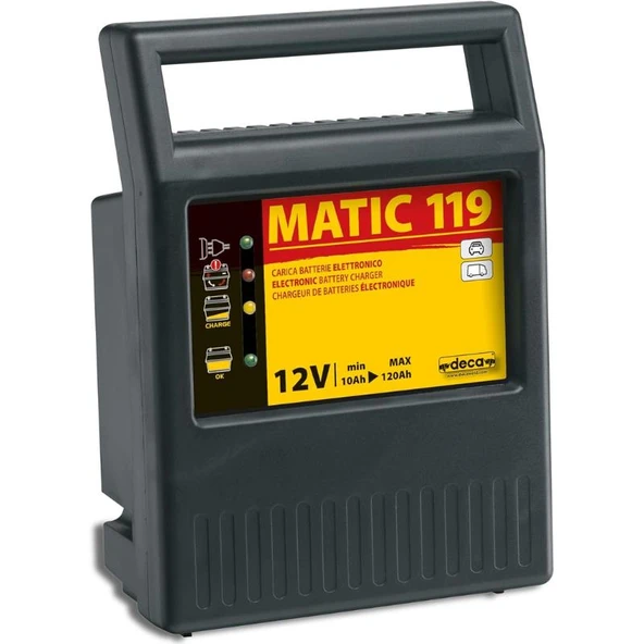 Deca Matic 119 Akü Şarj Cihazı 9Ah 12v ürün görseli 1
