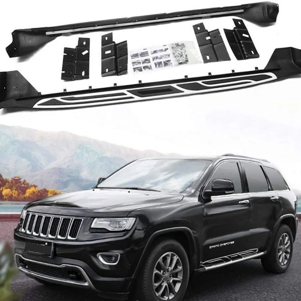 Jeep Grand Uyumlu Cherokee 2012 2019 Yan Basamak Square Style Parça ürün görseli 1