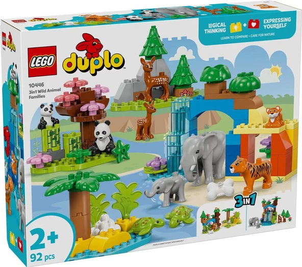 LEGO Duplo 10446 3in1 Wild Animal Families ürün görseli 1