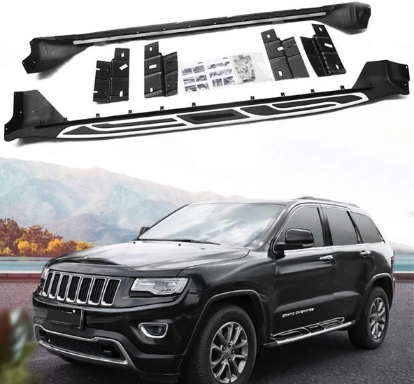 Jeep Cherokee Uyumlu Limited 2014 2020 Yan Basamak Square Style ürün görseli 1