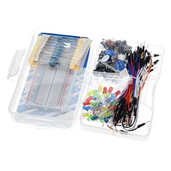 Elektronik Başlangıç Seti Arduino Starter Kit Şeffaf Çantada - Resim 2