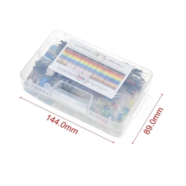 Elektronik Başlangıç Seti Arduino Starter Kit Şeffaf Çantada - Resim 4